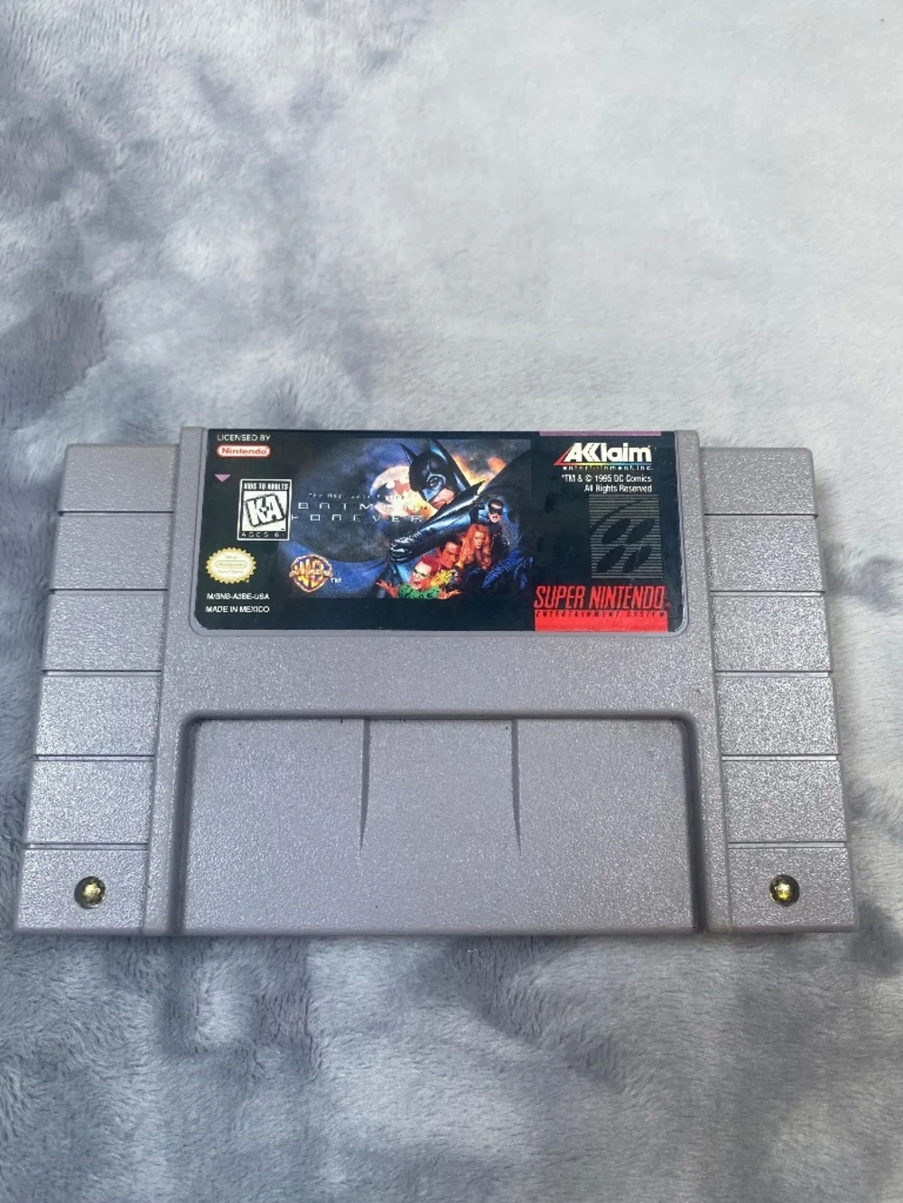 Batman Forever Super Nintendo SNES Game Cartridge